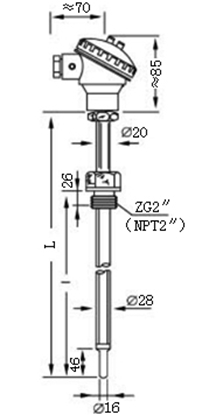 煙道、風(fēng)道熱電偶